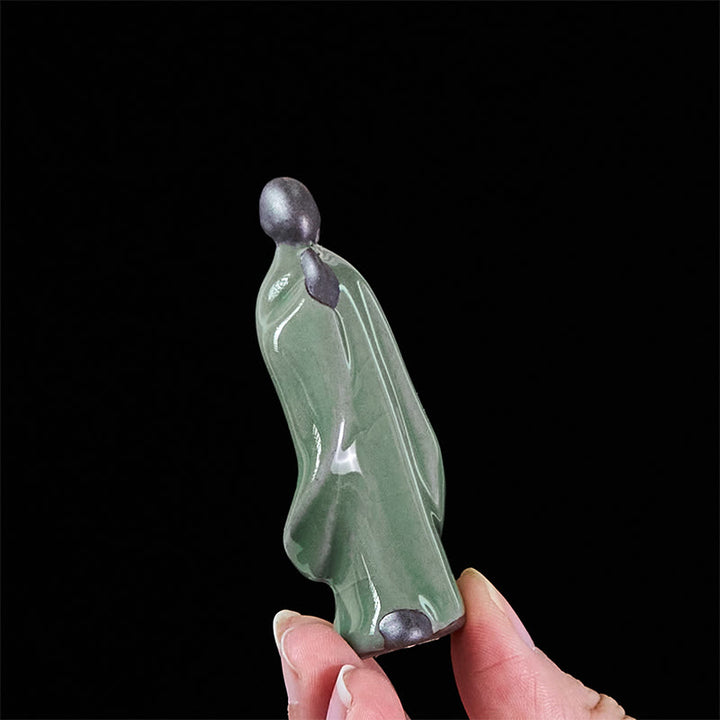 Buddha Stones瞑想 僧侶 陶器像 静寂 室内装飾 - image 47