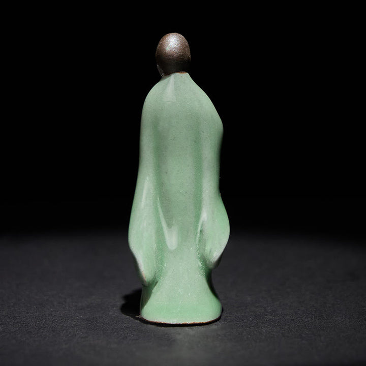 Buddha Stones瞑想 僧侶 陶器像 静寂 室内装飾 - image 43