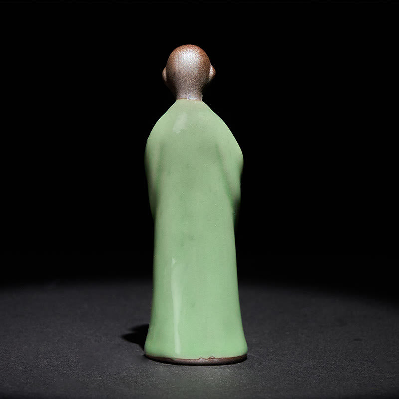 Buddha Stones瞑想 僧侶 陶器像 静寂 室内装飾 - image 35