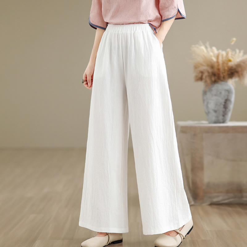 Buddha Stonesフロッグボタン 長袖 コットン ジャカード レディース シャツ パンツ ポケット付き - 白いパンツ - US8-10，UK/AU12-14，EU40-42 (2XL) - image 22