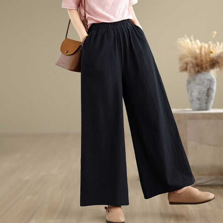 Buddha Stonesフロッグボタン 長袖 コットン ジャカード レディース シャツ パンツ ポケット付き - 黒のパンツ - US8-10，UK/AU12-14，EU40-42 (2XL) - image 23