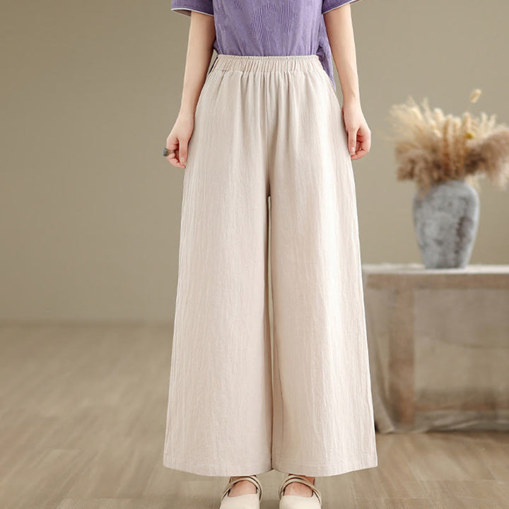 Buddha Stonesフロッグボタン 長袖 コットン ジャカード レディース シャツ パンツ ポケット付き - ベージュパンツ - US8-10，UK/AU12-14，EU40-42 (2XL) - image 24