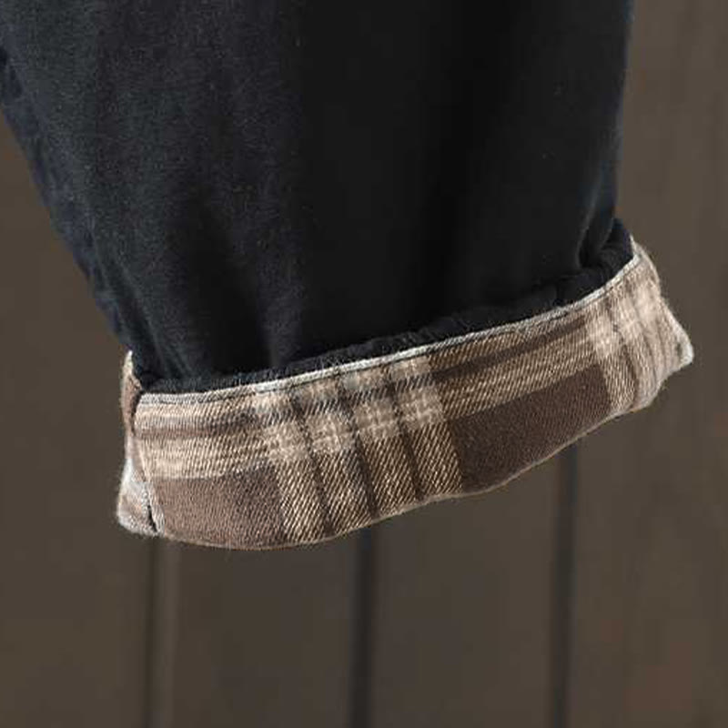 Buddha Stonesレディース 冬用ドローストリング フリース裏地 サーマルハーレムパンツ ポケット付き - image 13