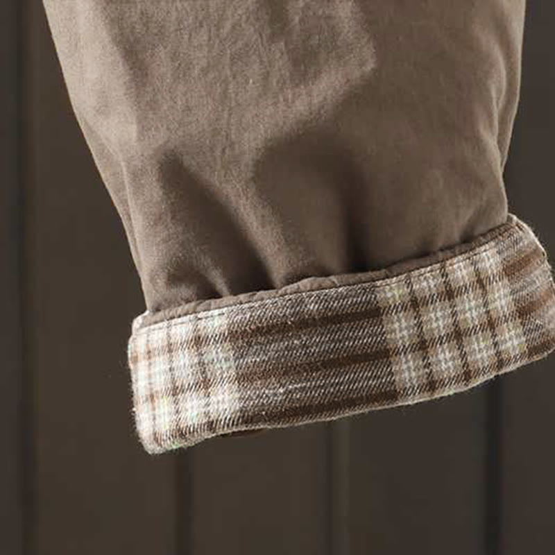 Buddha Stonesレディース 冬用ドローストリング フリース裏地 サーマルハーレムパンツ ポケット付き - image 9