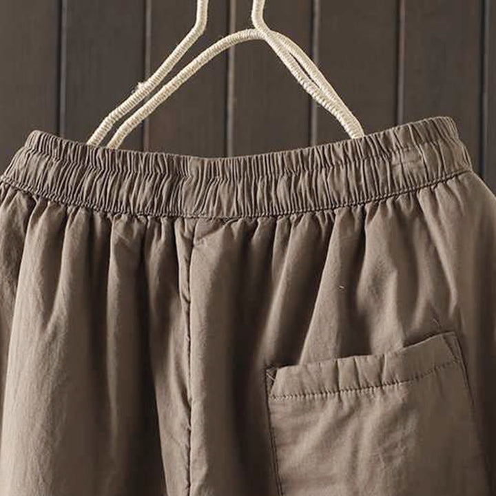 Buddha Stonesレディース 冬用ドローストリング フリース裏地 サーマルハーレムパンツ ポケット付き - image 4