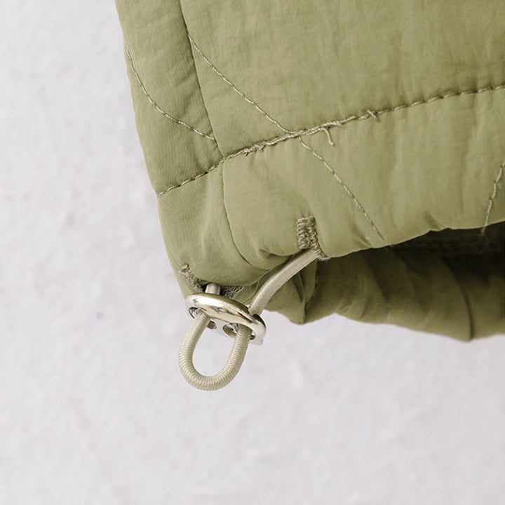 Buddha Stonesレディース プレーン 伸縮性カフデザイン ドローストリング 保温性 厚手パンツ ポケット付き - image 20