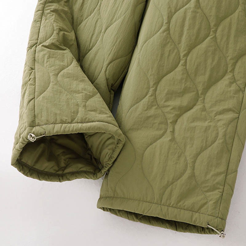 Buddha Stonesレディース プレーン 伸縮性カフデザイン ドローストリング 保温性 厚手パンツ ポケット付き - image 18