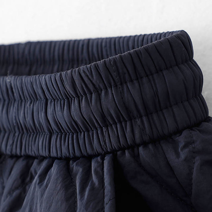 Buddha Stonesレディース プレーン 伸縮性カフデザイン ドローストリング 保温性 厚手パンツ ポケット付き - image 4