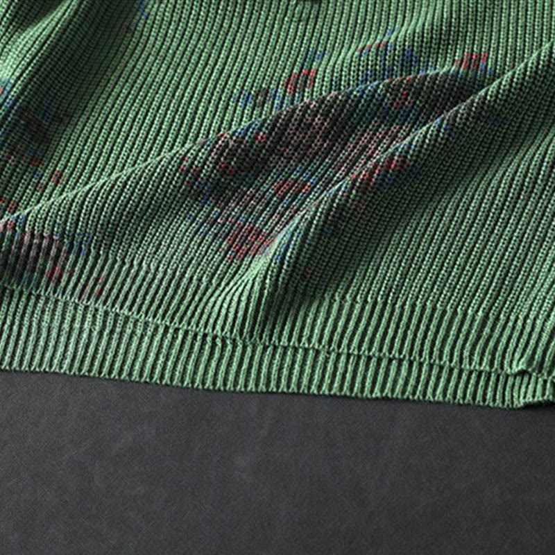 Buddha Stonesレディース ニット フローラル コットン 長袖 フード付きセーター - image 19