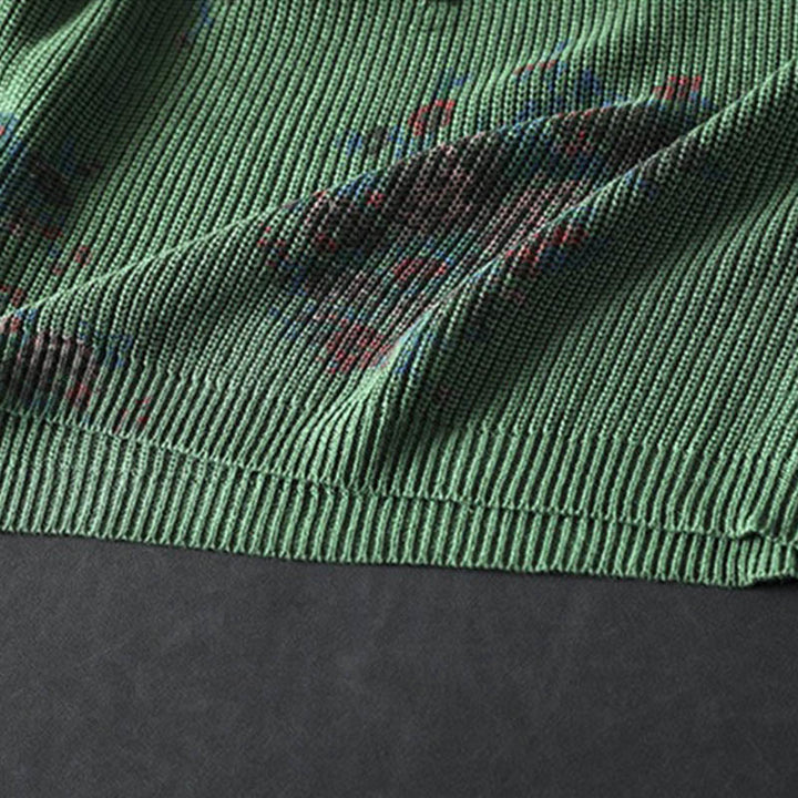 Buddha Stonesレディース ニット フローラル コットン 長袖 フード付きセーター - image 19