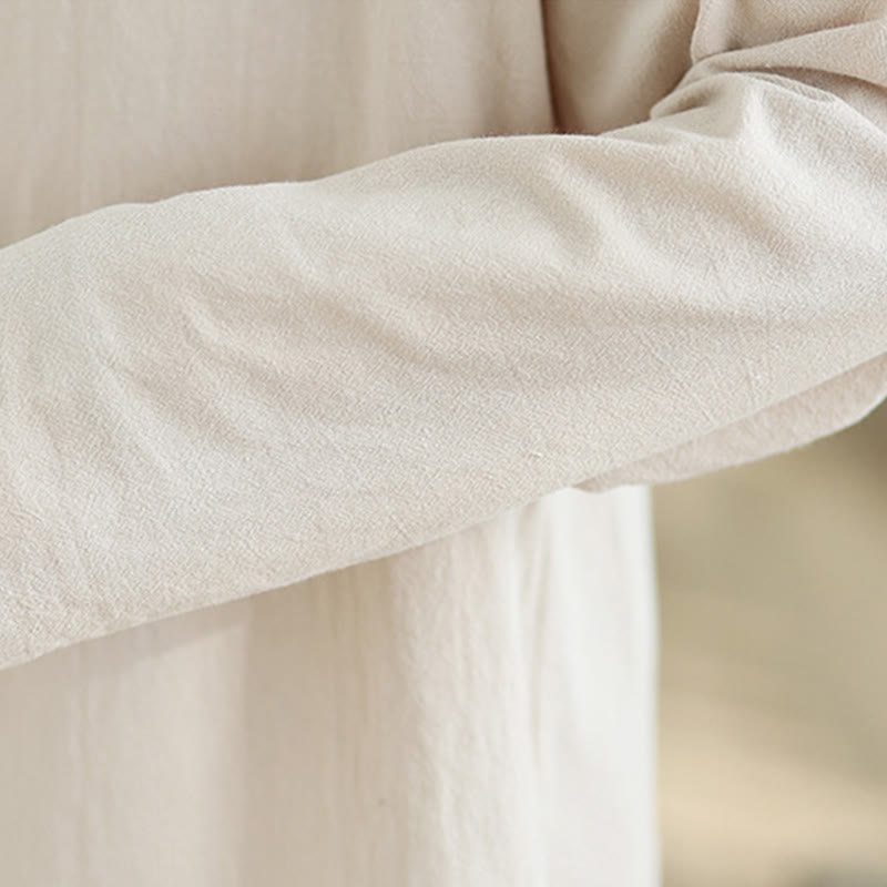 Buddha Stones 2点 Vネック 長袖シャツ ワイドレッグパンツ 禅瞑想 レディース セット - image 9