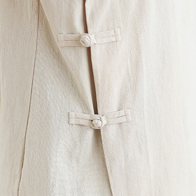 Buddha Stones 2点 Vネック 長袖シャツ ワイドレッグパンツ 禅瞑想 レディース セット - image 7