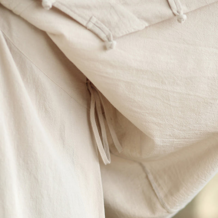 Buddha Stones 2点 Vネック 長袖シャツ ワイドレッグパンツ 禅瞑想 レディース セット - image 10