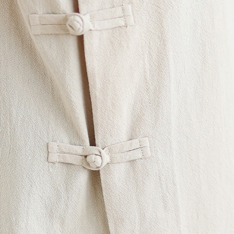 Buddha Stones 2点 Vネック 長袖シャツ ワイドレッグパンツ 禅瞑想 レディース セット - image 8