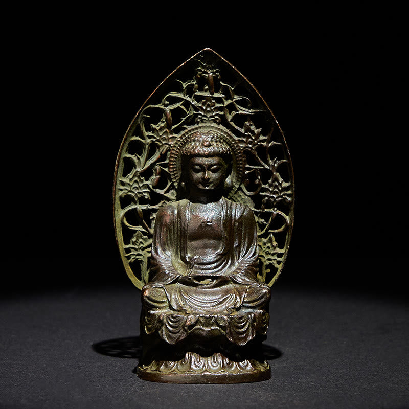 Buddha Stones如来仏 合金像 禅 家の装飾 9*4.5 cm - 仏像 9×4.5 cm - image 0