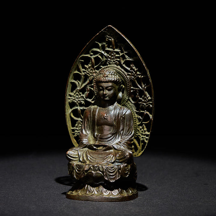 Buddha Stones如来仏 合金像 禅 家の装飾 9*4.5 cm - image 3
