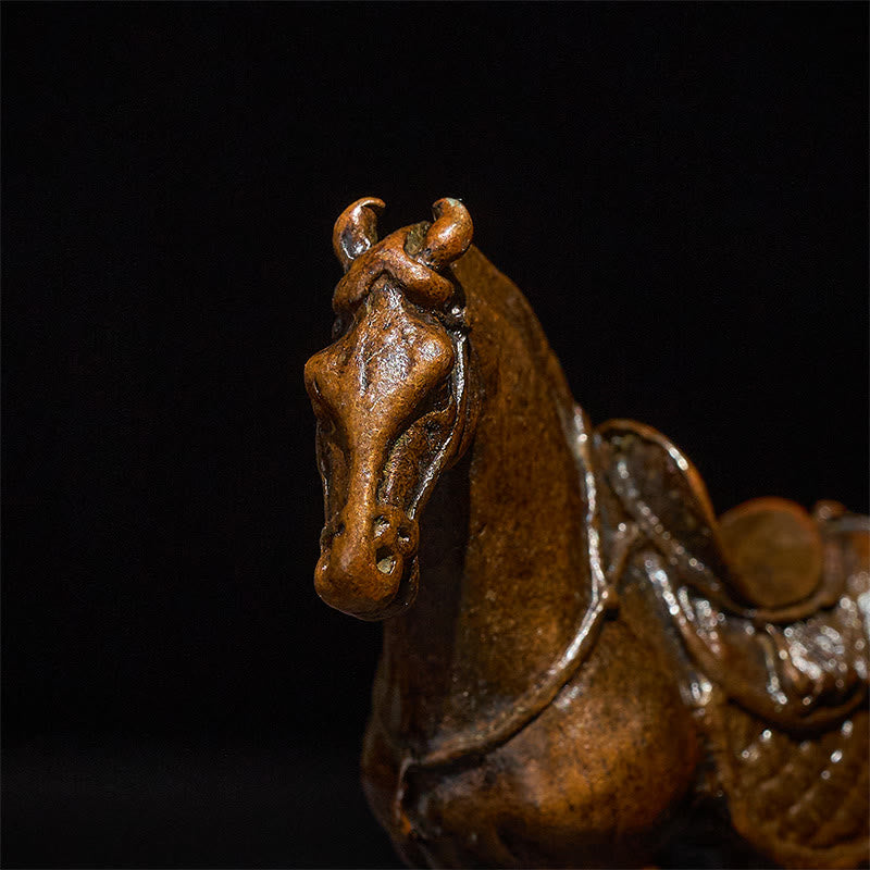 Buddha Stones古代馬年 合金製 ホームデコレーション 7.5*2.6*7 cm - image 6