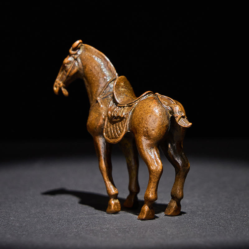 Buddha Stones古代馬年 合金製 ホームデコレーション 7.5*2.6*7 cm - image 5