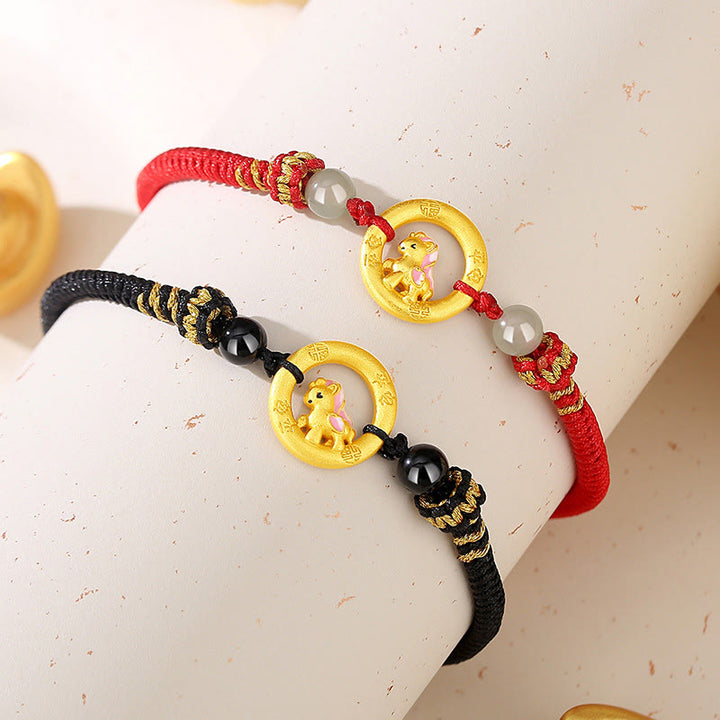 Buddha Stones925スターリングシルバー 馬年平和のお守りチャーム福の字 幸運のネックレスペンダント - image 21