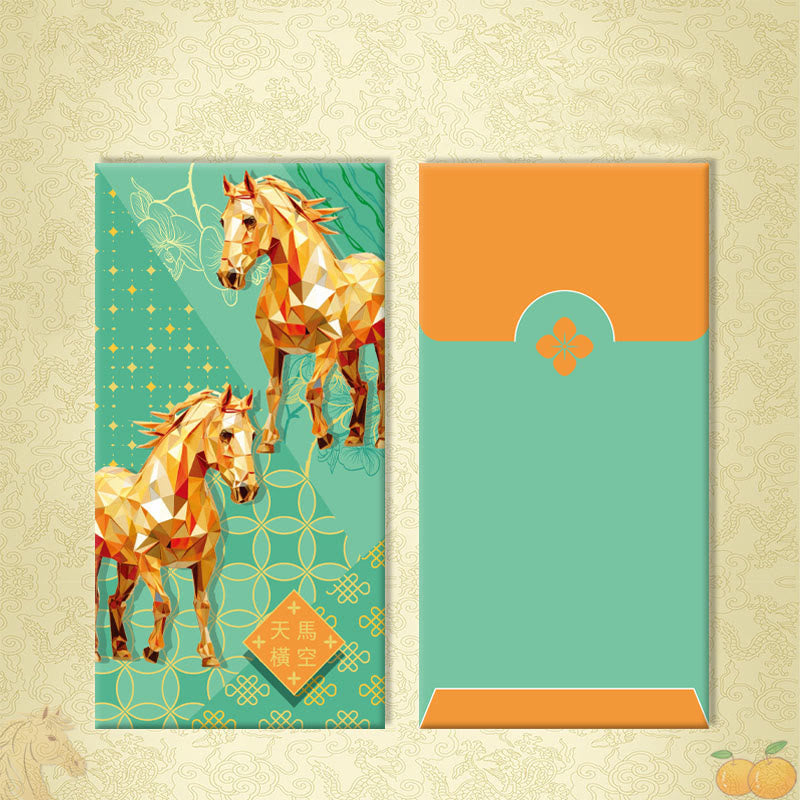 Buddha Stones6個 マルチカラー 中国製 赤封筒 金持ちになる 午年 2026 新年 - 6個大胆で高揚する想像力 - image 16