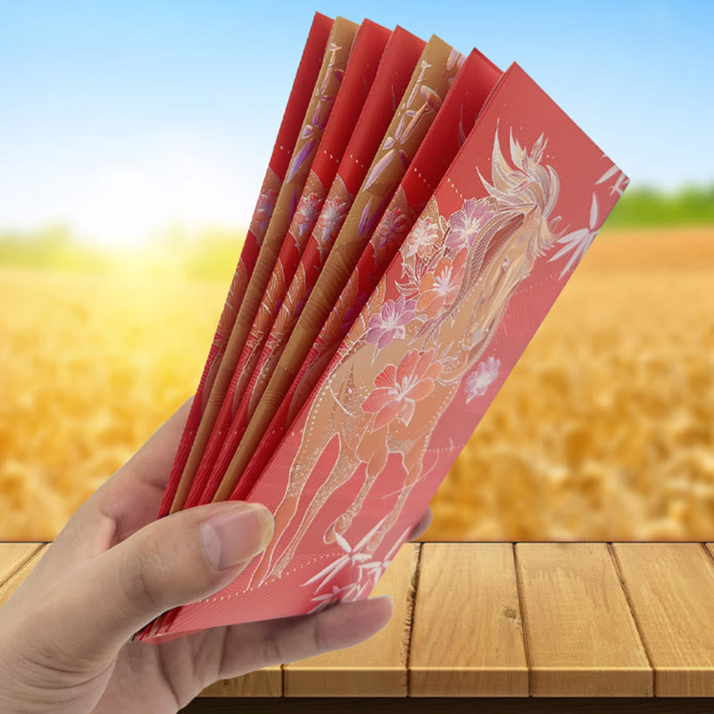 Buddha Stones6個 マルチカラー 中国製 赤封筒 金持ちになる 午年 2026 新年 - image 23