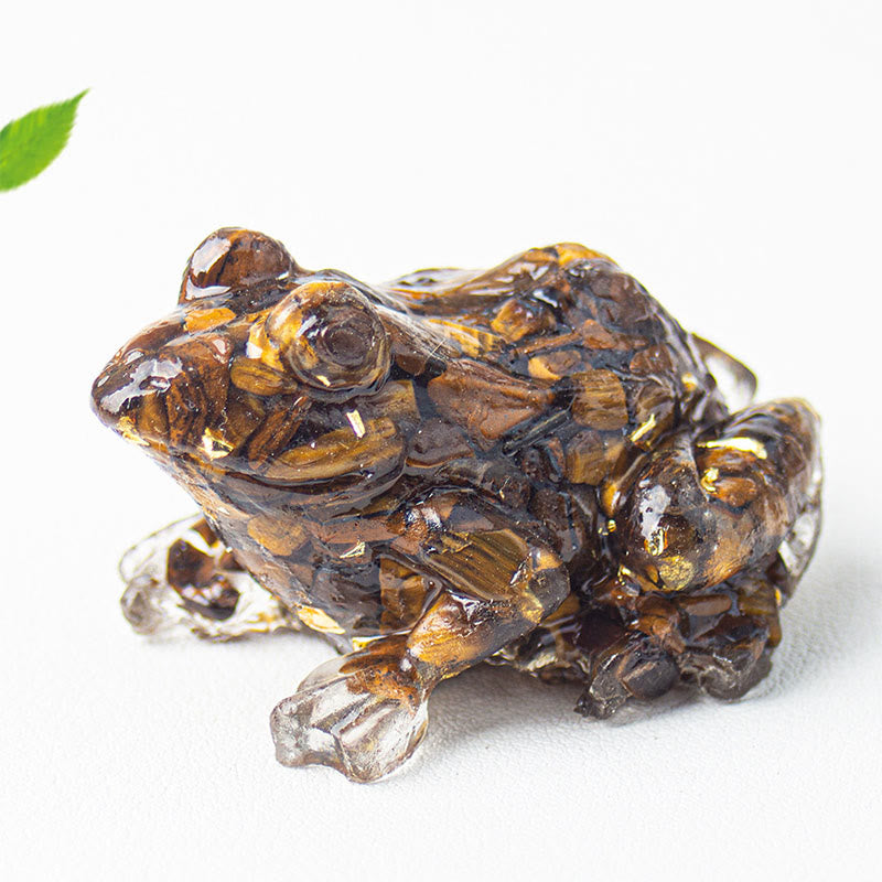 Buddha Stonesクリスタル ドリップ 樹脂 小さなカエル 情熱 装飾 像 - image 26