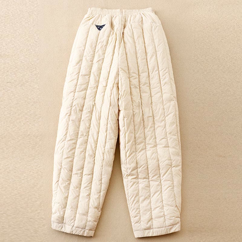Buddha Stonesレディース 冬用 サーマル パッチワーク パンツ ポケット付き - image 1