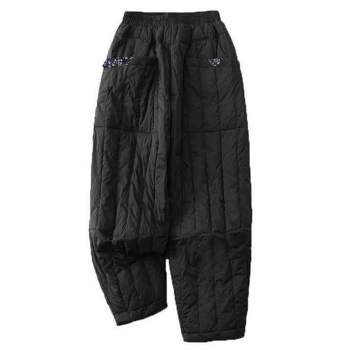 Buddha Stonesレディース 冬用 サーマル パッチワーク パンツ ポケット付き - image 12