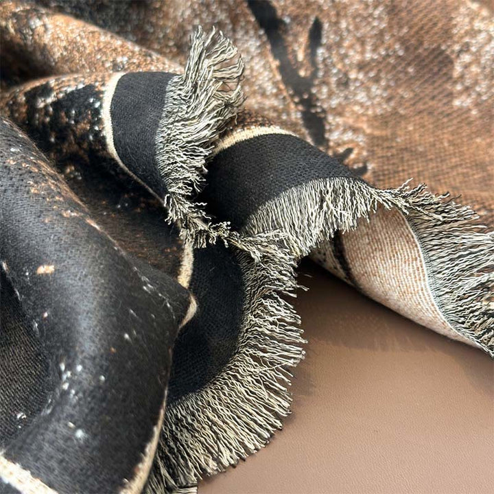 Buddha Stonesの冬用マグノリア蝶柄ソフトスカーフショール - image 12