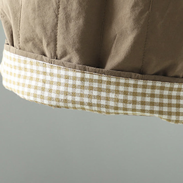 Buddha Stonesストレートライン ストライプ コットン フリース裏地 レディース ハーレムパンツ ポケット付き - image 5