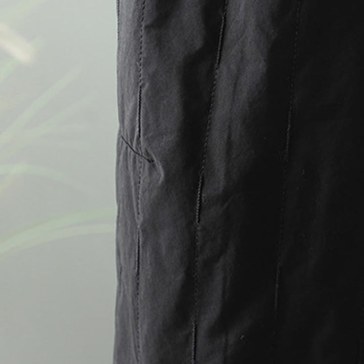 Buddha Stonesストレートライン ストライプ コットン フリース裏地 レディース ハーレムパンツ ポケット付き - image 9