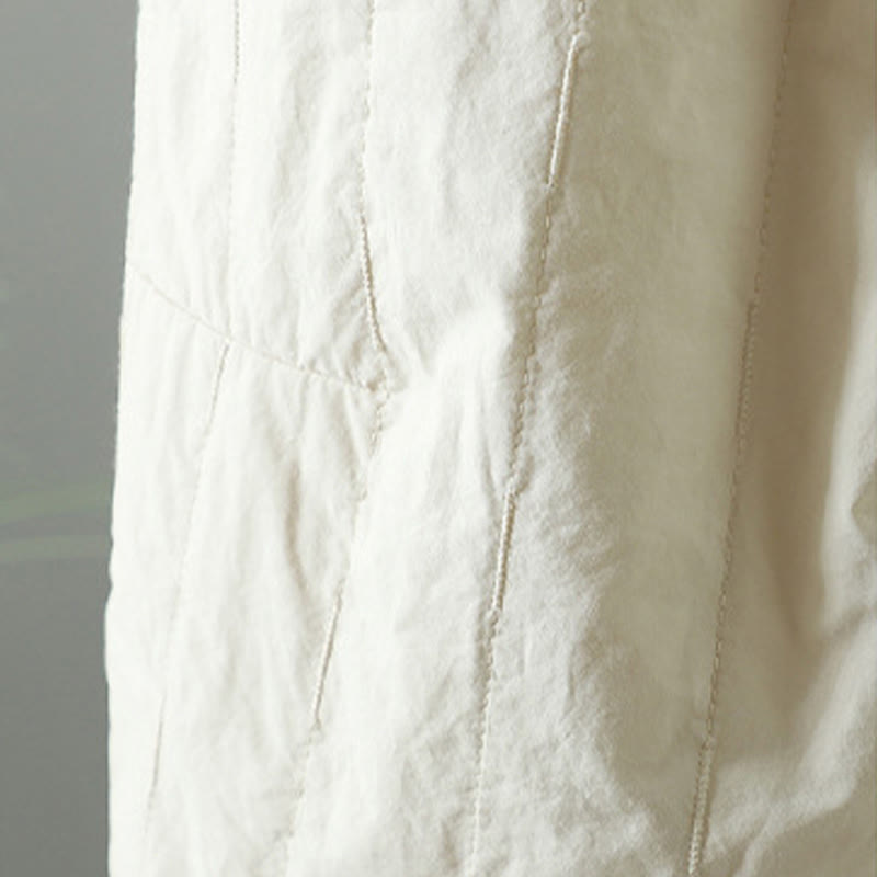 Buddha Stonesストレートライン ストライプ コットン フリース裏地 レディース ハーレムパンツ ポケット付き - image 19