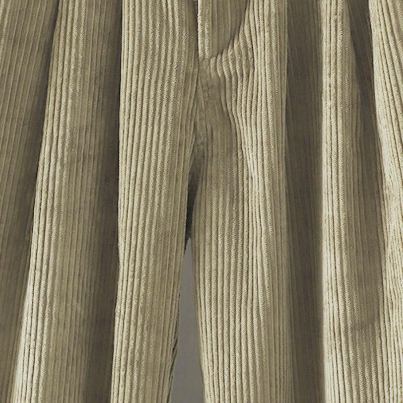 Buddha Stonesレディース 冬用 無地 コーデュロイ コットン ハイウエスト フリース裏地 ハーレムパンツ ポケット付き - image 22