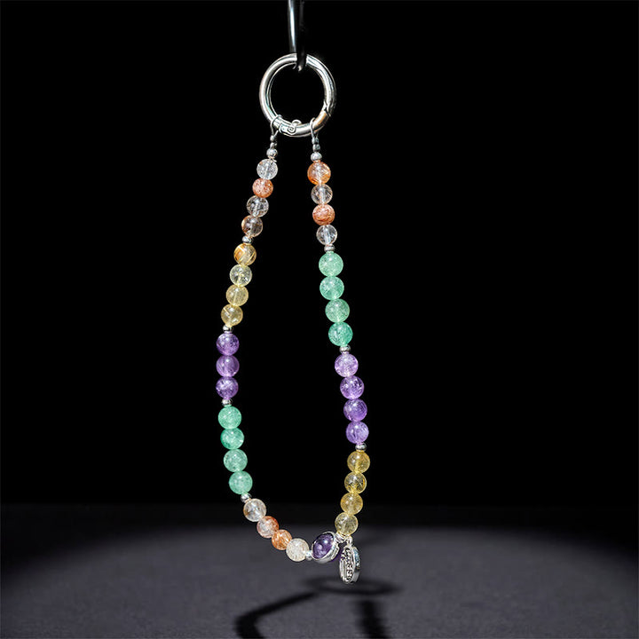 Buddha Stones福 キャラクター チャーム スーパーセブン クリスタル 成長 キーチェーン 携帯電話 吊り下げ 飾り - image 3