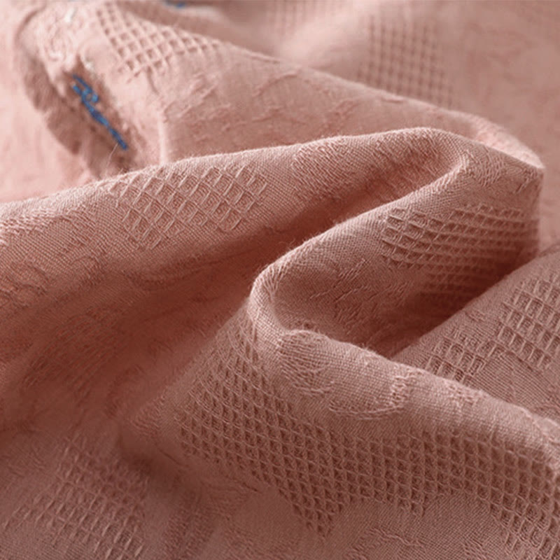 Buddha Stones秋 刺繍 アシンメトリーデザイン カエルボタン レディース コットン 長袖シャツ - image 19