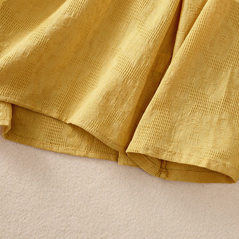 Buddha Stones秋 刺繍 アシンメトリーデザイン カエルボタン レディース コットン 長袖シャツ - image 30