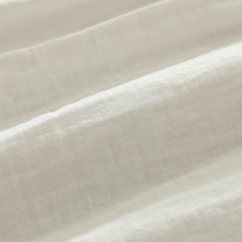 Buddha Stones秋 ホワイト カラフル 花柄 刺繍 ボタン レディース コットン 長袖シャツ - image 13