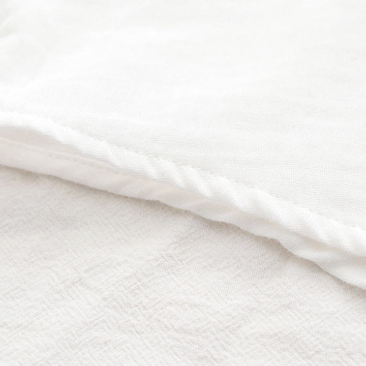 Buddha Stonesと秋の白緑の草ボタンレディースコットン長袖シャツ - image 12