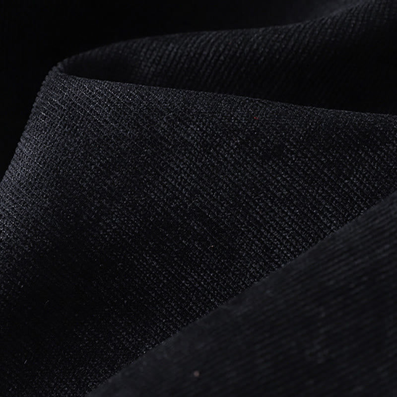 Buddha Stones冬用ハイネック 暖かいコットン レディース 長袖 ミディ丈 ワンピース ポケット付き - image 25