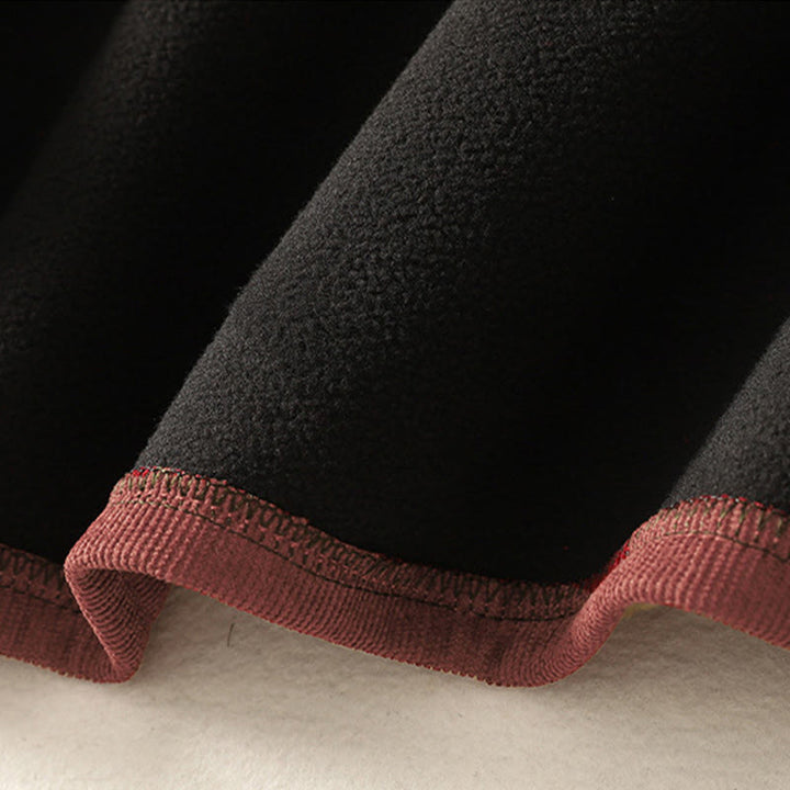 Buddha Stones冬用ハイネック 暖かいコットン レディース 長袖 ミディ丈 ワンピース ポケット付き - image 13