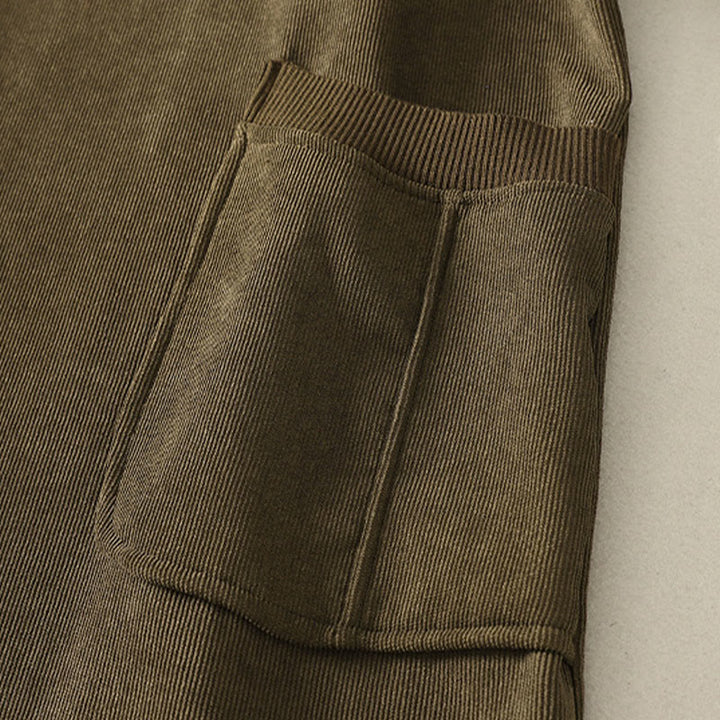 Buddha Stones冬用ハイネック 暖かいコットン レディース 長袖 ミディ丈 ワンピース ポケット付き - image 18