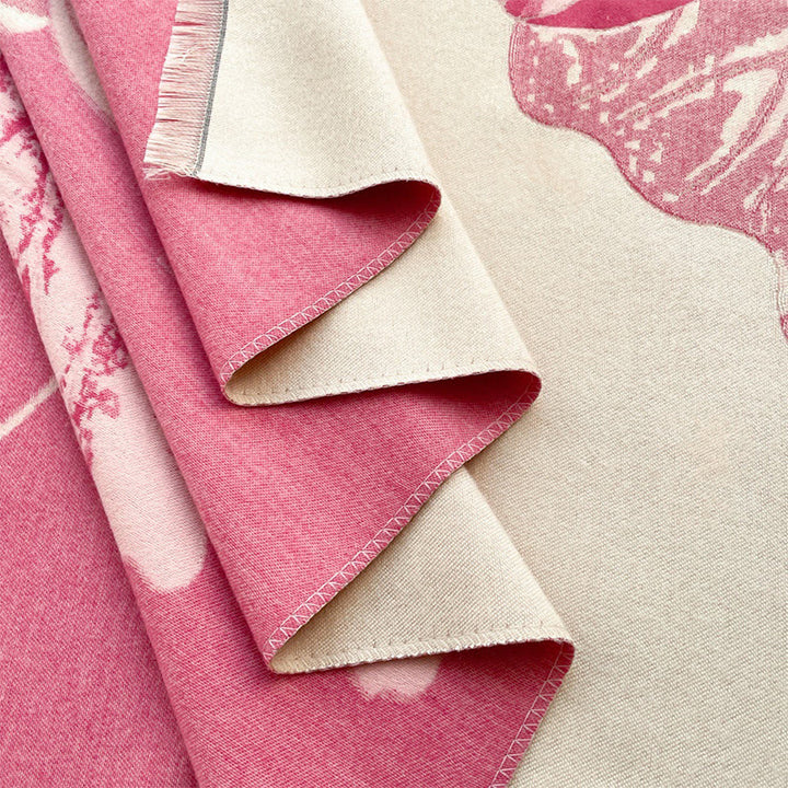 Buddha Stones、冬、コウノトリ、鳥、蓮の花、葉の模様、ソフトスカーフショール - image 7