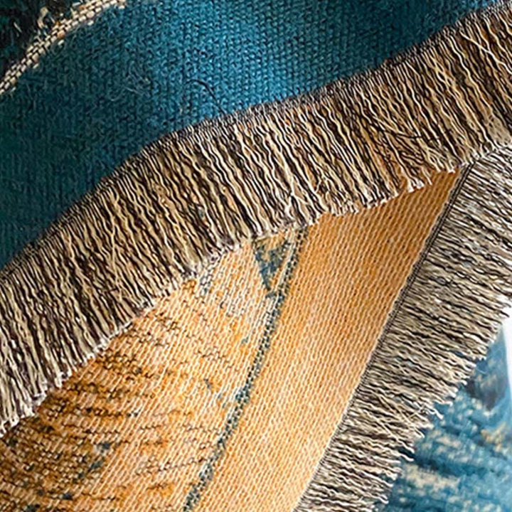 Buddha Stonesの冬のグラデーションカラー、暖かい丘の木のパターン、心地よいスカーフショール - image 6