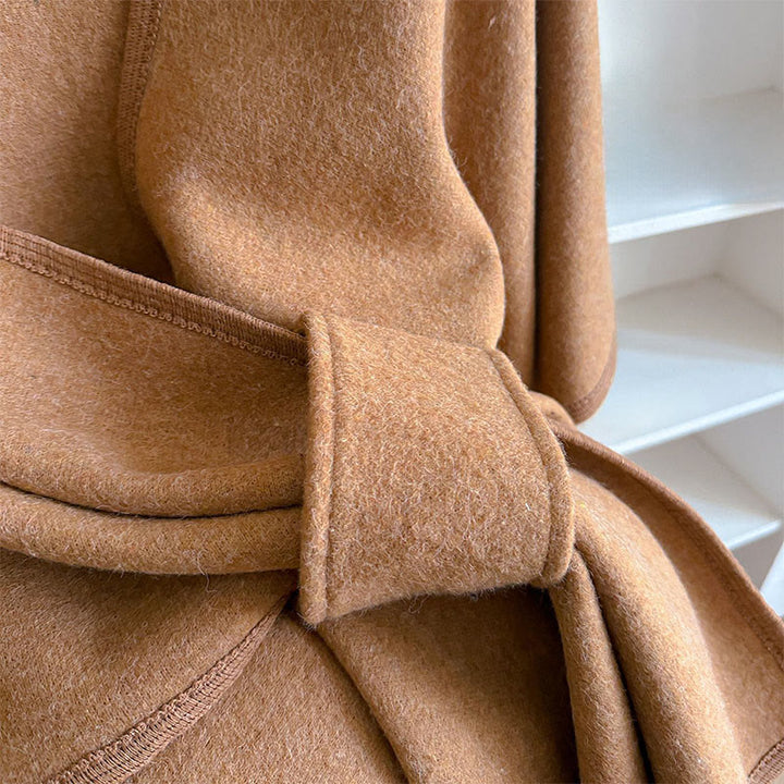 Buddha Stones冬用 無地 暖かくて心地よいスプリットスカーフ ショール - image 6