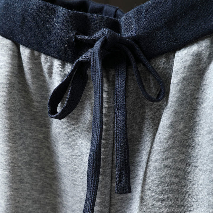 Buddha Stones秋冬 無地 カラーブロック レディース コットンパンツ ポケット付き - image 7