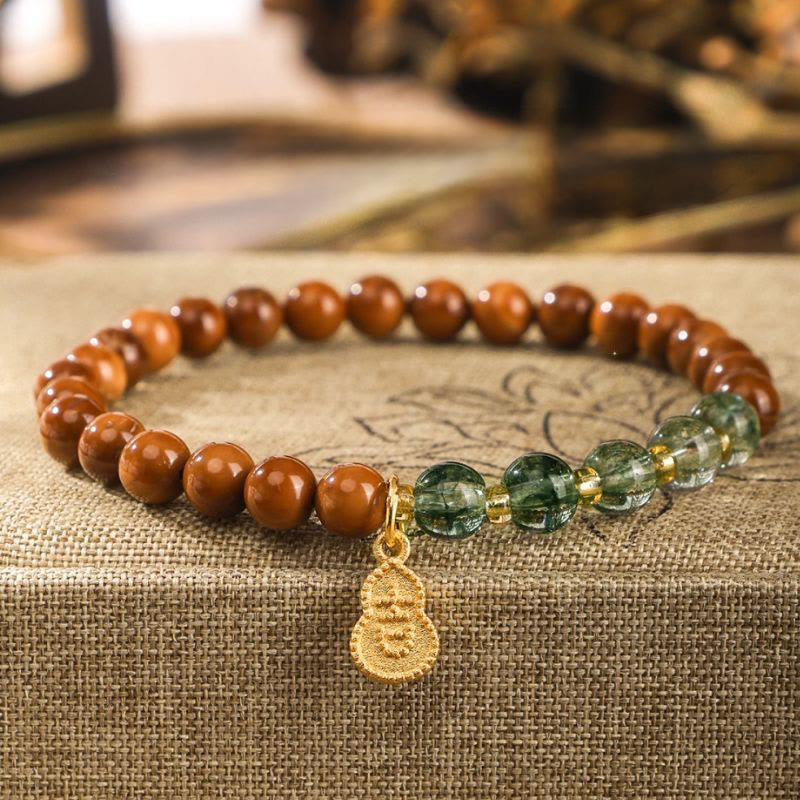 Buddha Stonesクカシード グリーンファントム 悪霊除けブレスレット - クカシード グリーンファントム（手首周り：14～16cm） - image 0