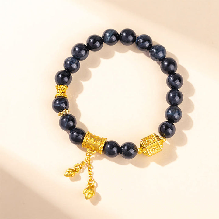 Buddha Stones各種タイガーアイ合金バランスブレスレット - ブルータイガーアイ（手首周り：16～18cm） - image 7