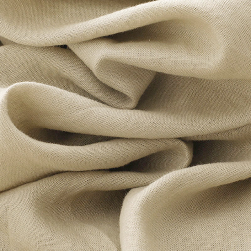 Buddha Stones秋の通勤用無地ボタンデザイン長袖コットンミディドレス（ポケット付き） - image 14