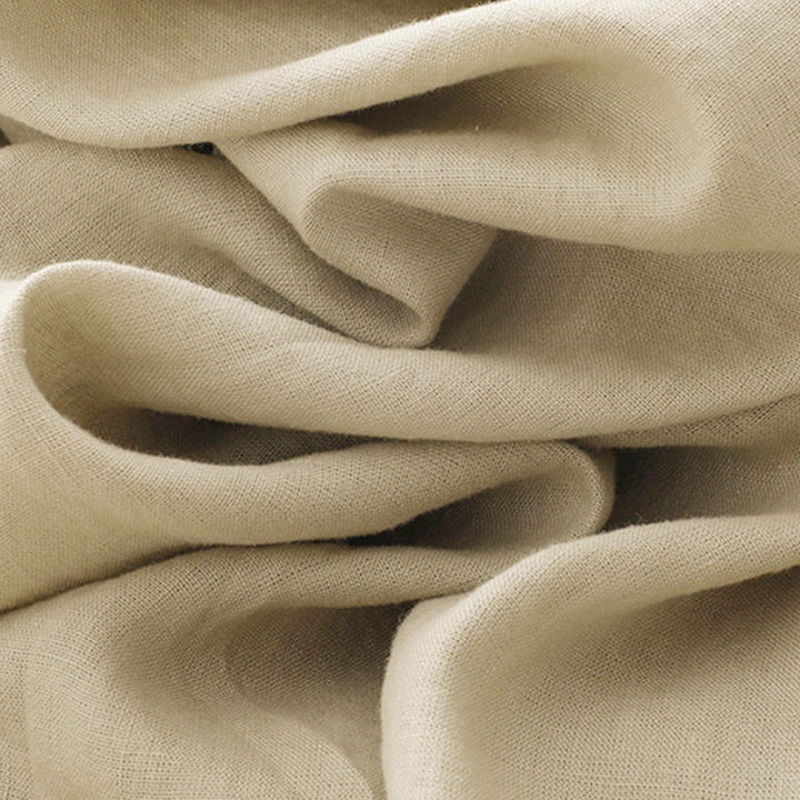 Buddha Stones秋の通勤用無地ボタンデザイン長袖コットンミディドレス（ポケット付き） - image 14