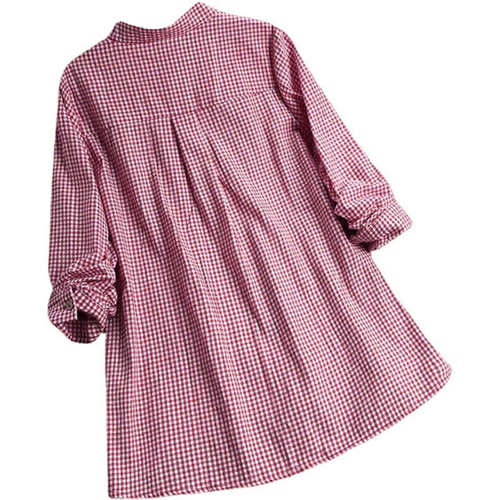 Buddha Stonesレディース ボタン 長袖 チェック柄 シャツ - image 2